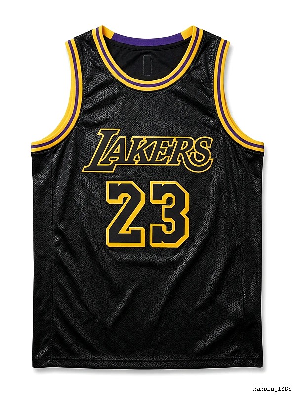 LBJ Lakers retro-style jersey