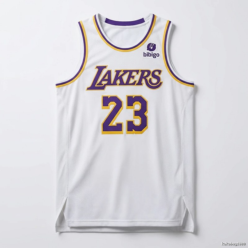 LBJ Lakers retro-style jersey