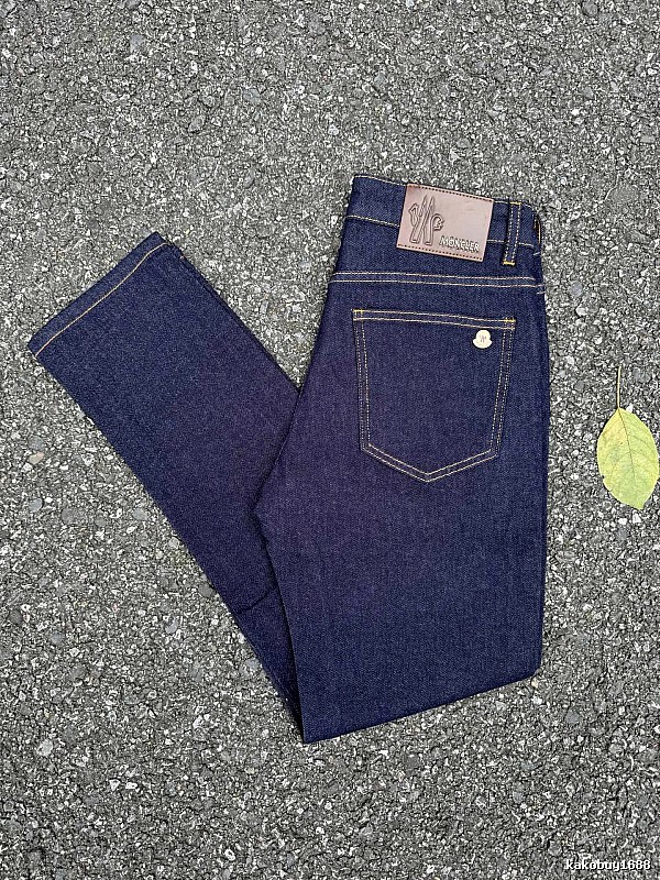 Logo Jeans with tonal back patch and crisp straight-leg shape - Valentino Essential Edit
