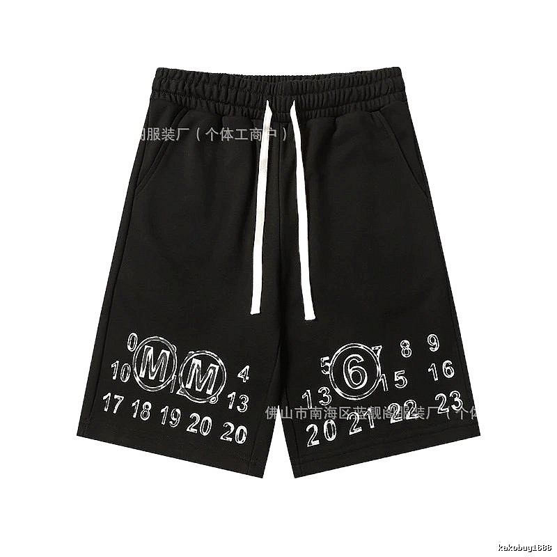 Maison Margiela digital print style shorts