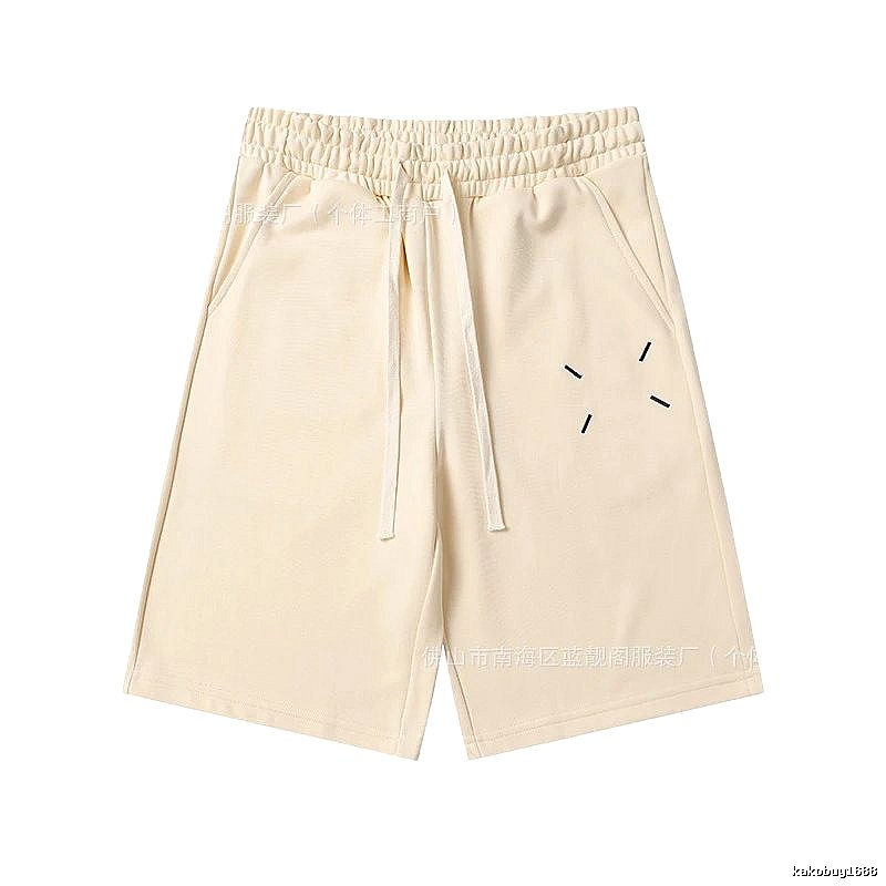 Maison Margiela minimalist style beige shorts