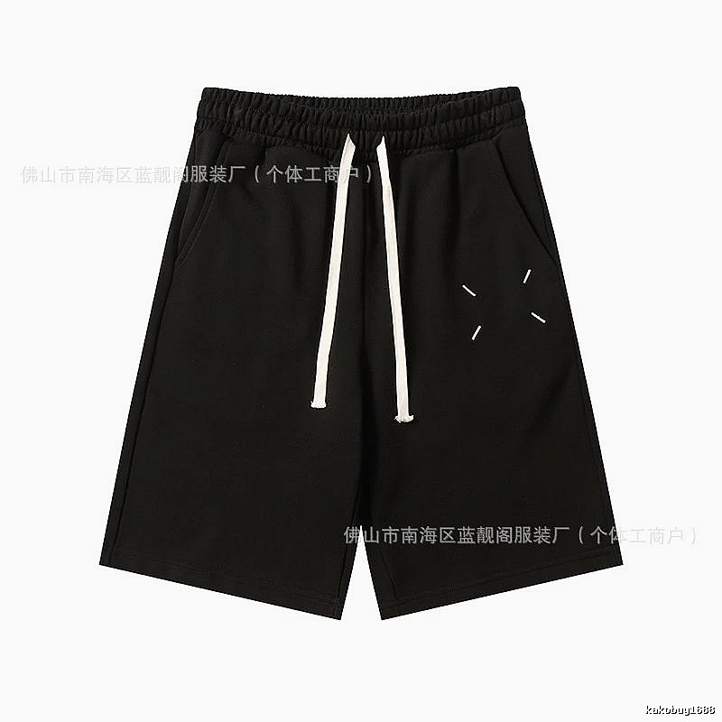 Maison Margiela minimalist style black shorts