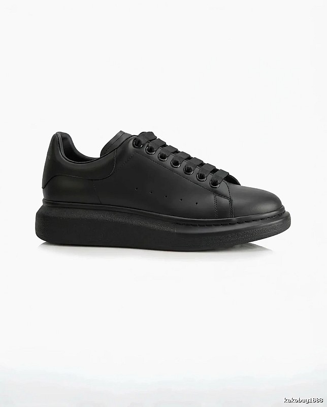 McQueen Thick-soled Casual Style Black Shoes
