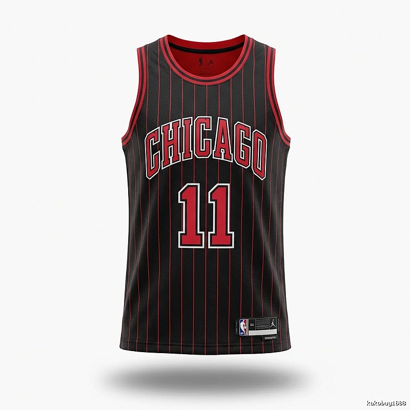 Michael Jordan retro black and red jersey