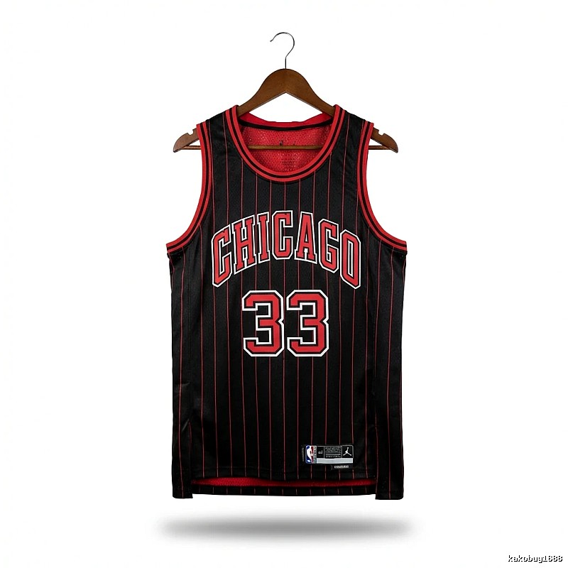 Michael Jordan retro black and red jersey
