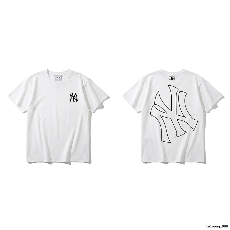 MLB New York Yankees minimalist style white T-shirt