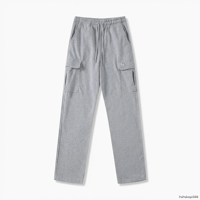MLB utility-style grey long trousers