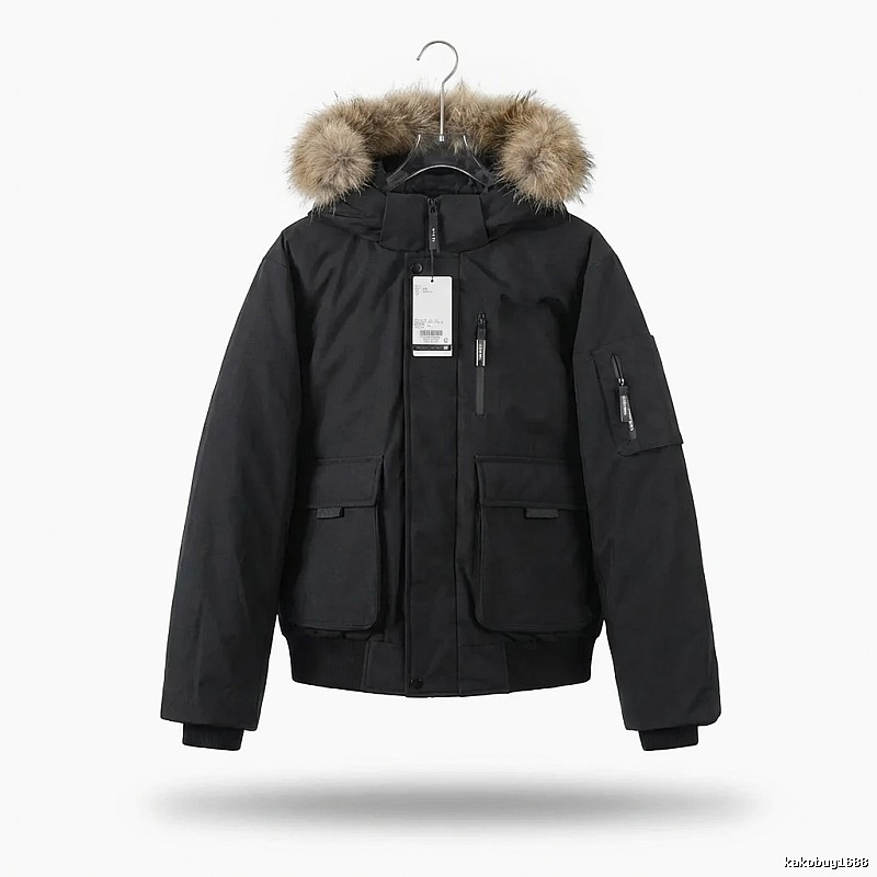 MLB Workwear Style Black Down Jacket