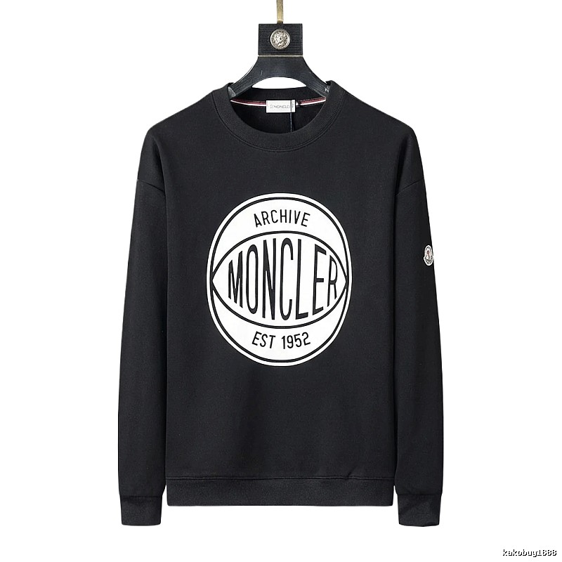 Moncler Archive Retro Style Black Sweatshirt