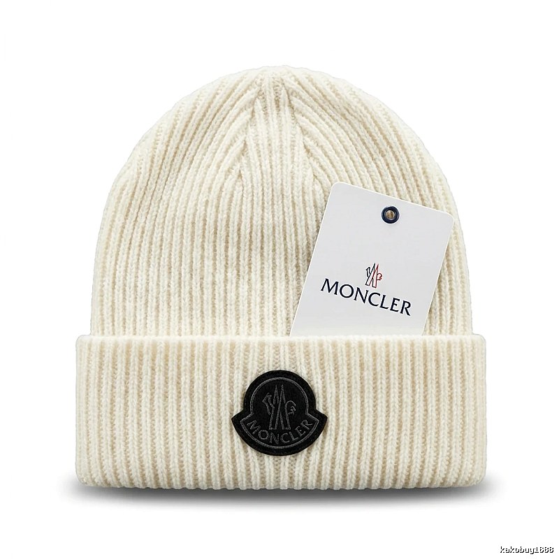Moncler basic model simple off-white hat
