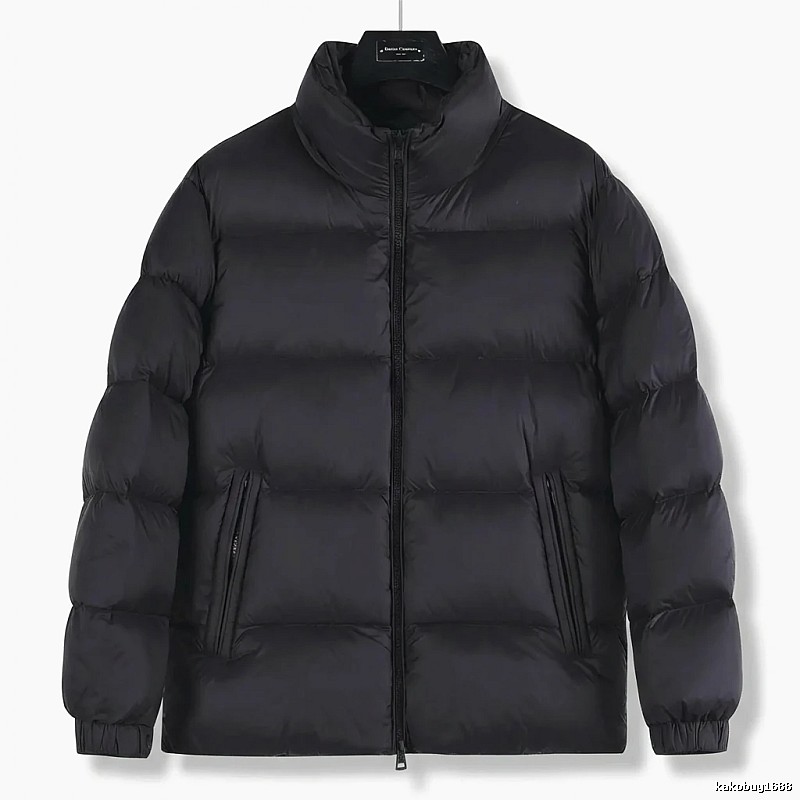 Moncler black casual down jacket