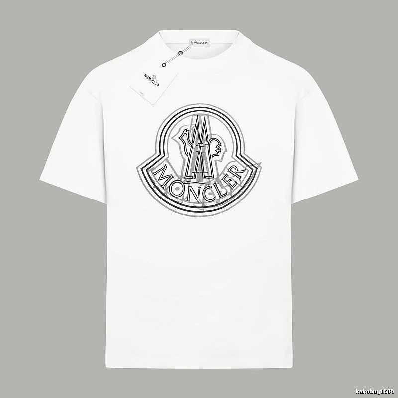 Moncler classic and simple style white T-shirt