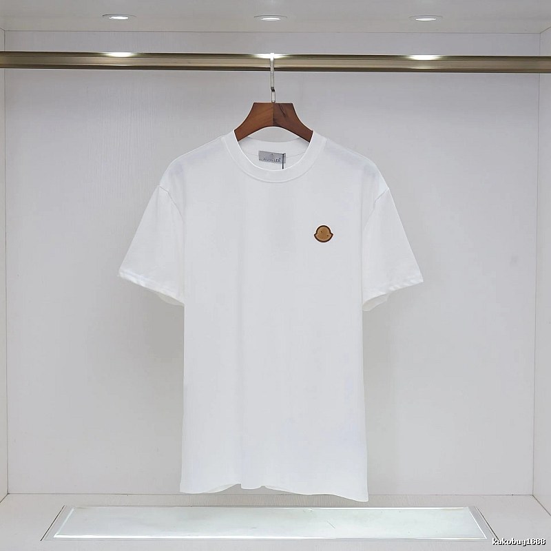 Moncler Classic Minimalist Style White Short-sleeve T-shirt