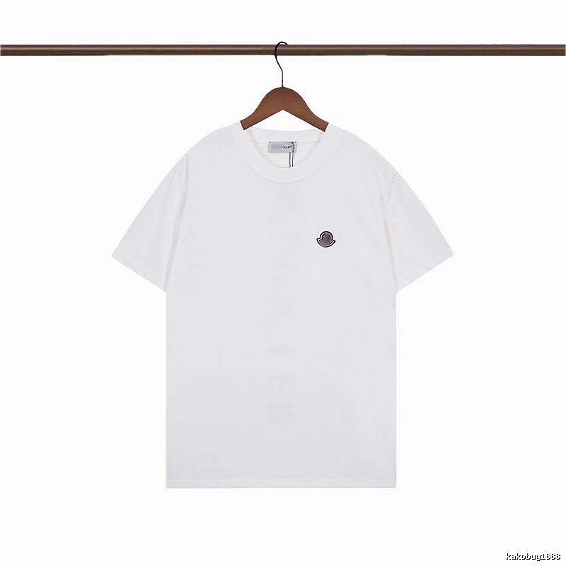 Moncler Classic Minimalist Style White Short-sleeve T-shirt