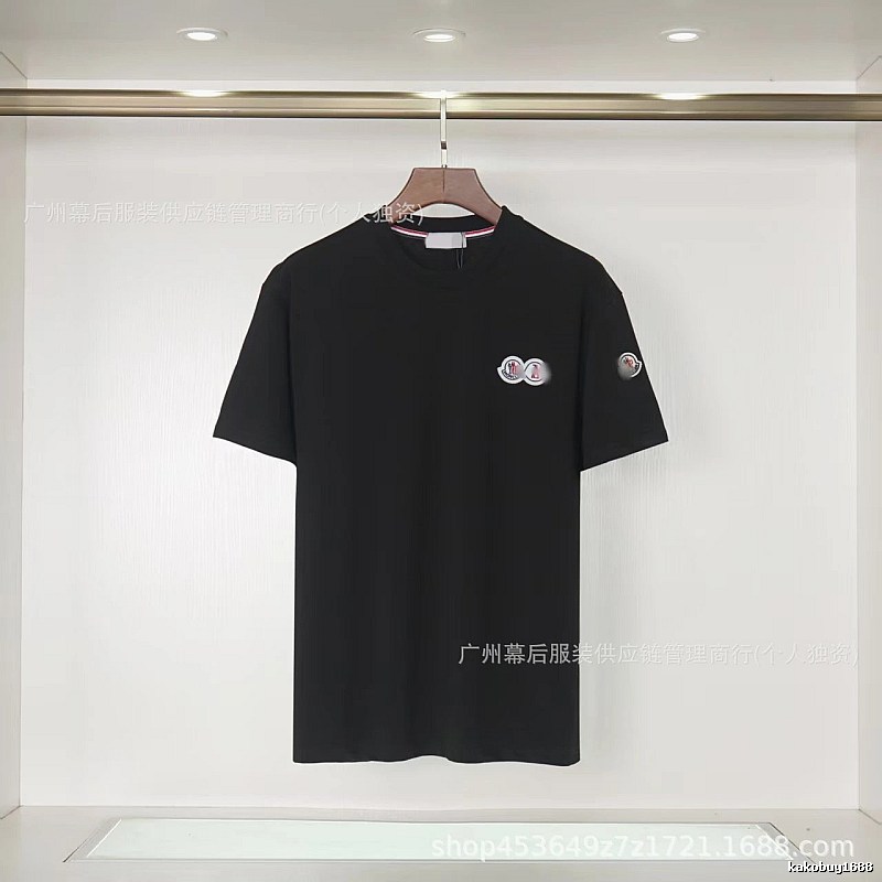 Moncler Co-branded Casual Style Black Short-sleeve T-shirt