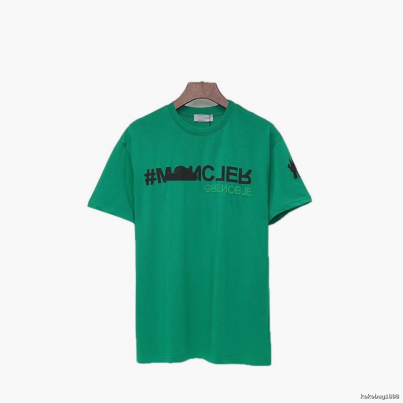 Moncler Grenoble Trendy Green Short-sleeve T-shirt