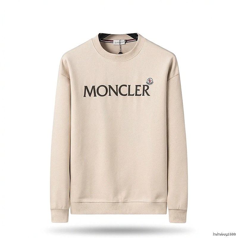 Moncler minimalist beige sweatshirt