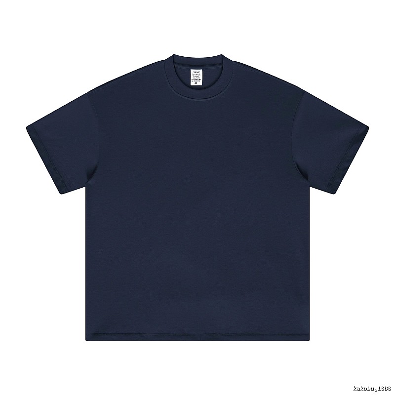 Monogram Plain white T-shirt Minimal White Short for Layered Styling