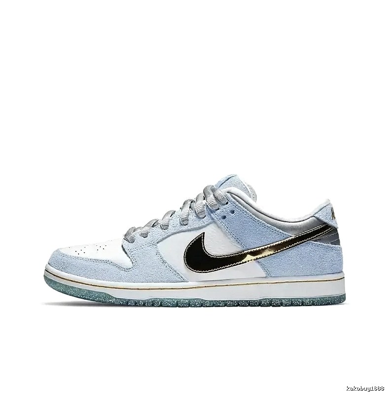 Nike Dunk Low Fresh Blue and White Shoes