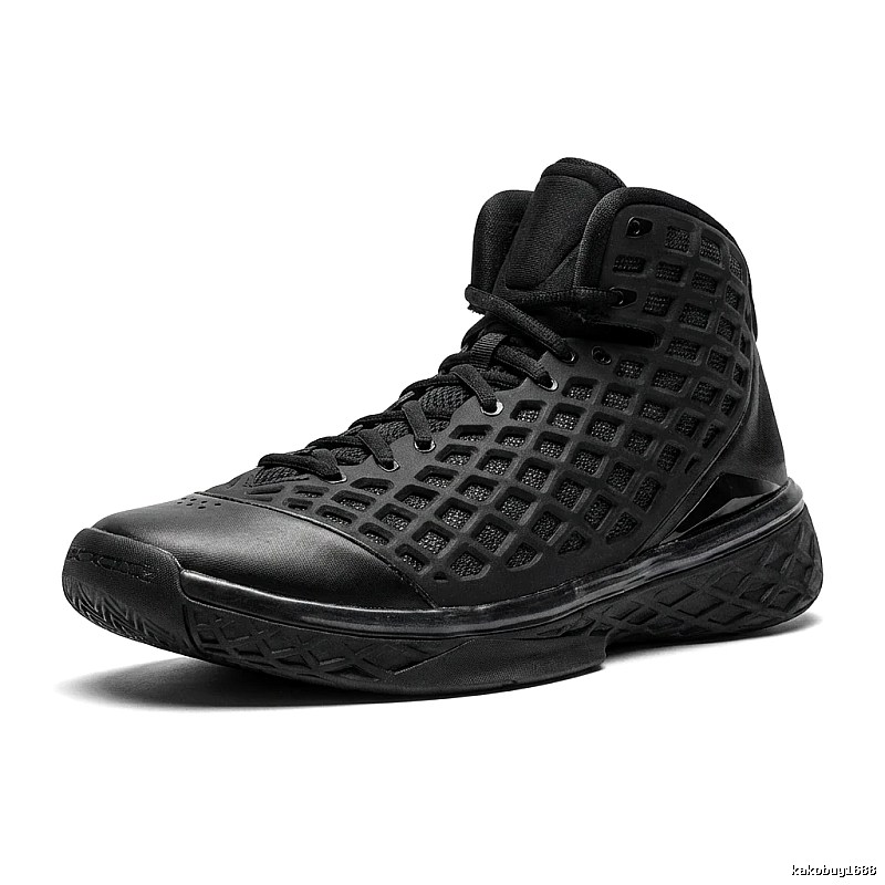 Nike high-top black sports shoes