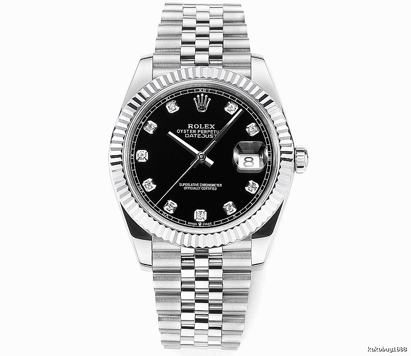 Occasion Rolex Datejust Automatic Watch - Silver And Black