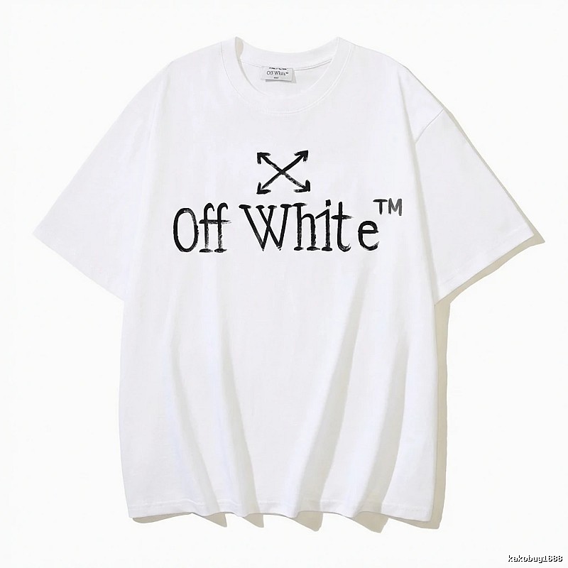 Off-White simple style white T-shirt