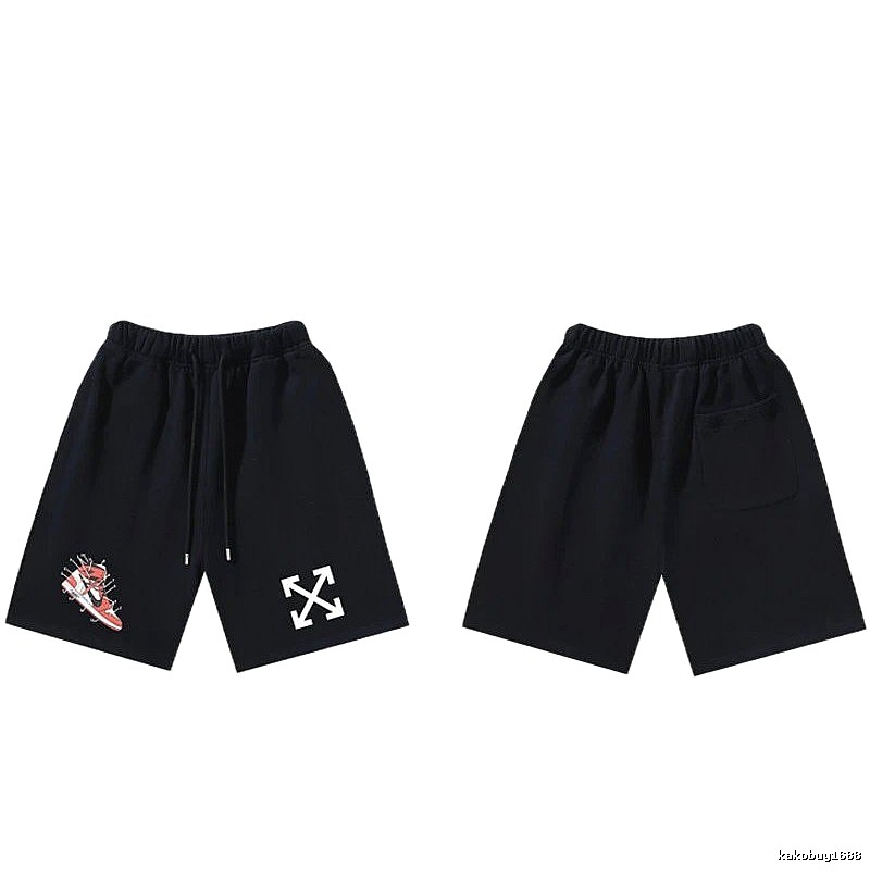 Off-White Style 013 Trendy Cool Black Shorts