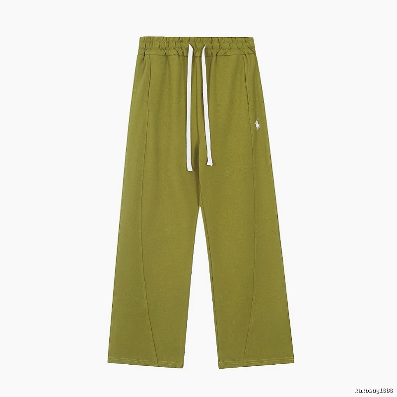 Olive RalphLauren Drawstring Casual Pants - Streetwear Edit