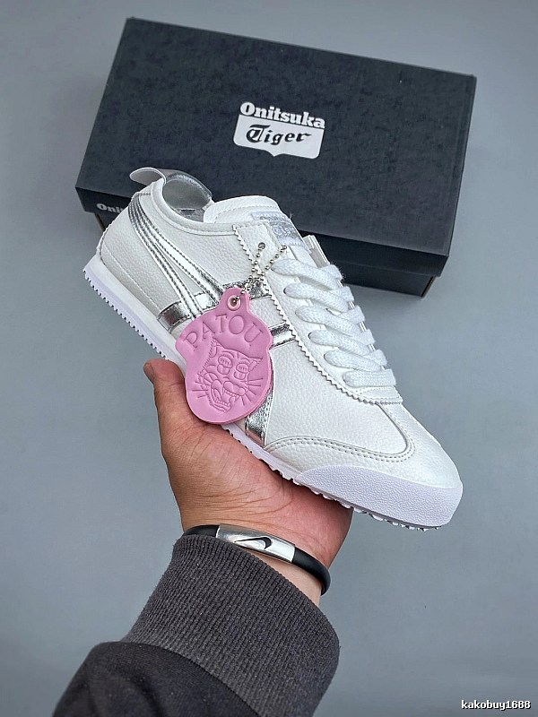 Onitsuka Tiger White Low-Top Sneakers, Clean Low Profile