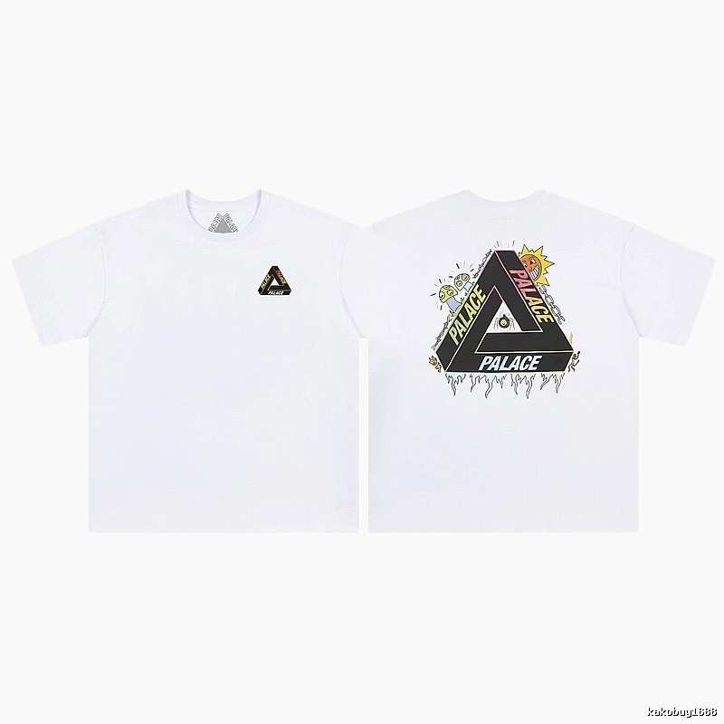 Palace Triangle Graffiti Street Style White T-Shirt