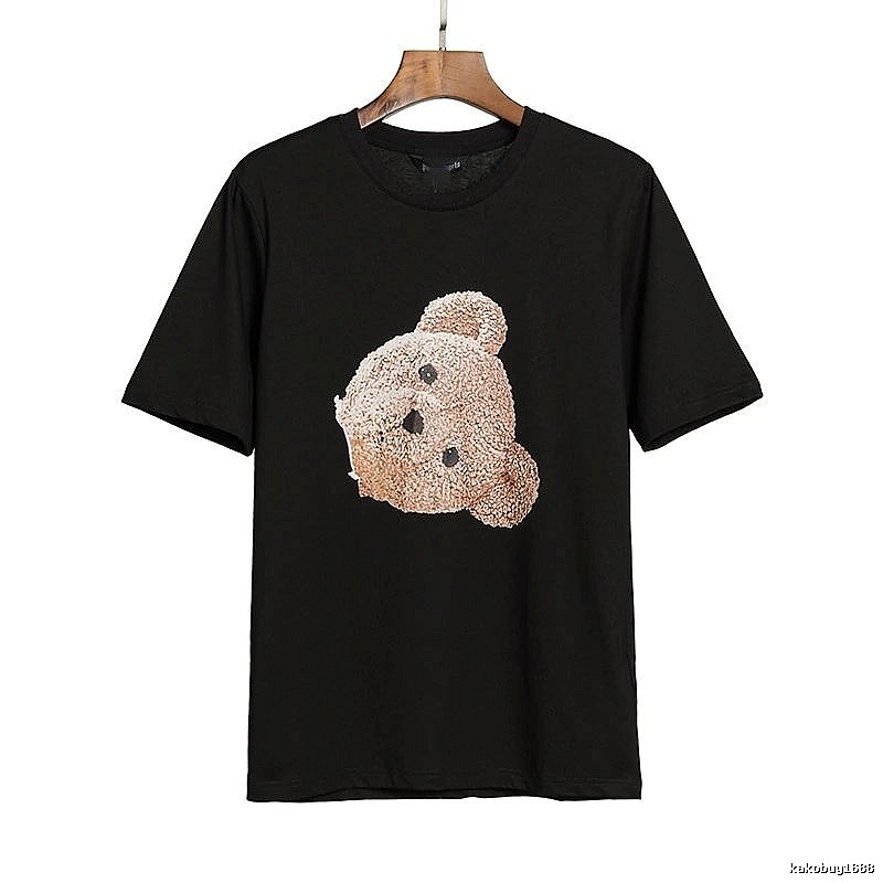 Palm Angels Lightweight Bear graphic T-shirt White Colorful Bear for Gift Ideas