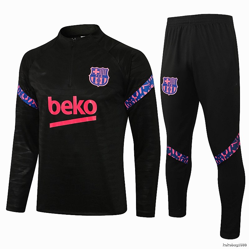 Paris Saint-Germain 2021-22 Black Training Tracksuit Set Statement Graphic