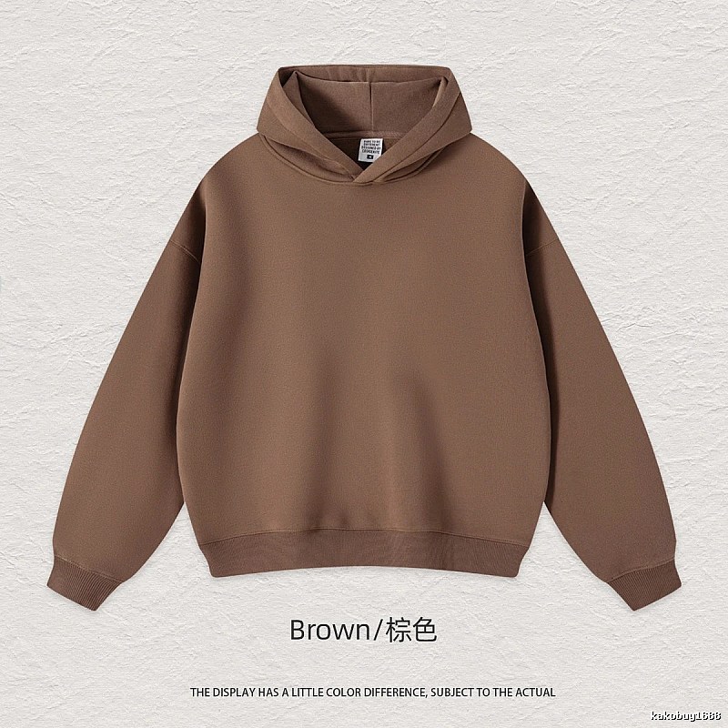 Patterned Blank pullover hoodie Black Minimal A with Polished Detail