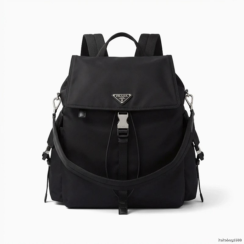 Prada classic black backpack