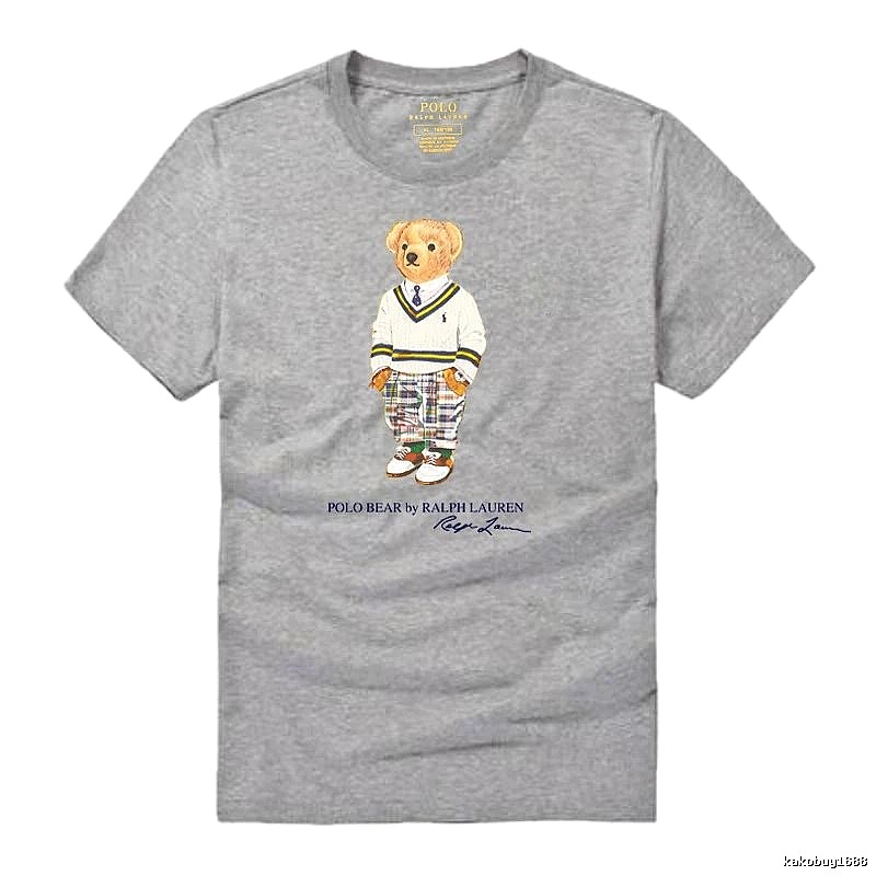 Ralph Lauren Bear Heather Grey T-shirt