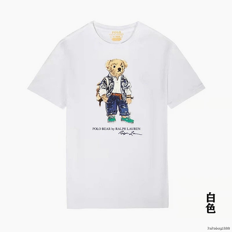 Ralph Lauren Bear Series White T-shirt