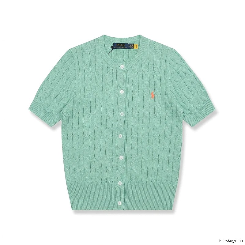Ralph Lauren Polo light green knitted cardigan