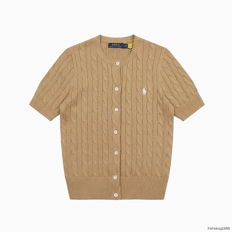 Ralph Lauren Polo Retro Brown Cardigan