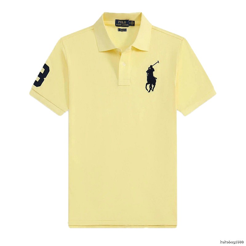 Ralph Lauren Polo Series Casual Yellow Polo Shirt