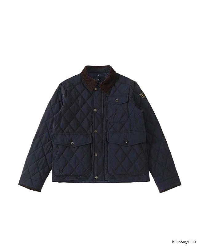 Ralph Lauren retro-style navy blue jacket