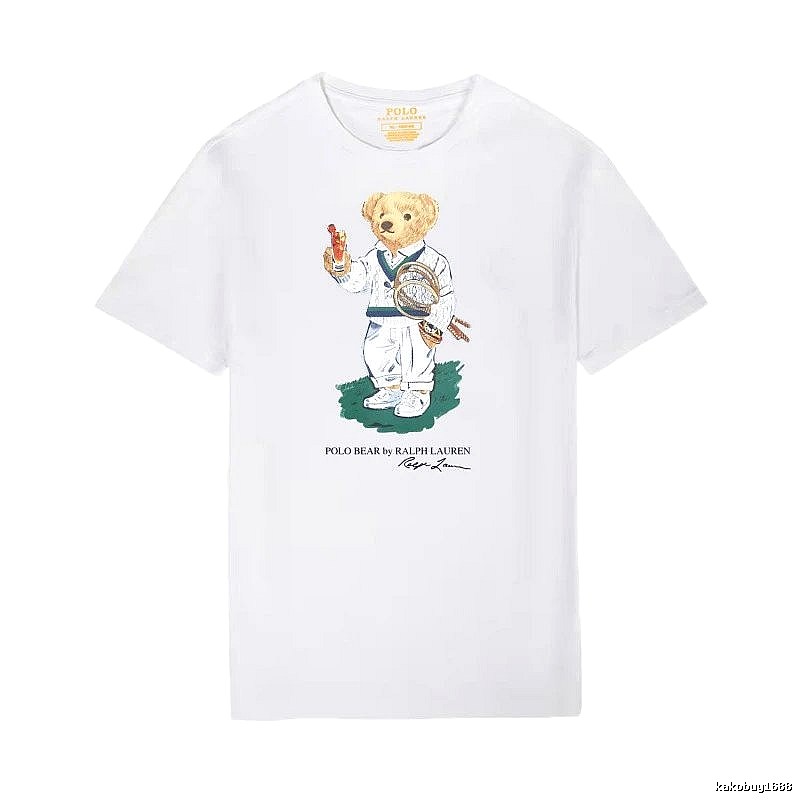 Ralph Lauren Teddy Bear Series White T-shirt