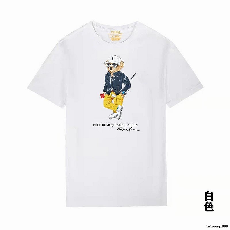 Ralph Lauren white T-shirt with bear print