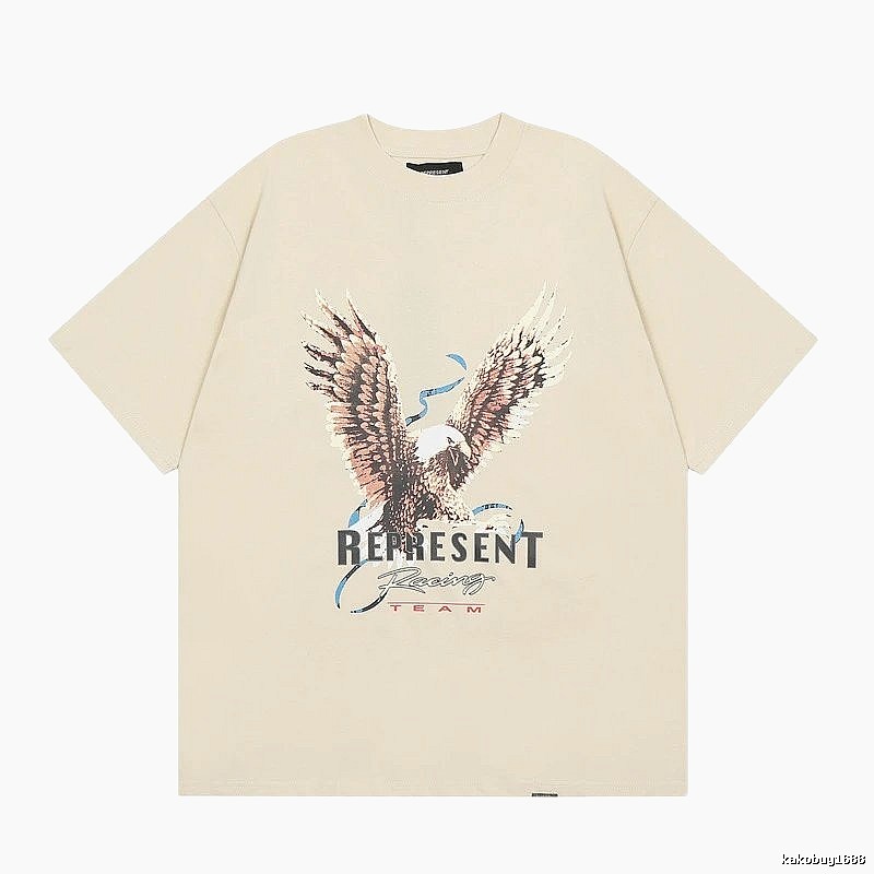 Represent Flying Eagle Vintage Beige T-Shirt