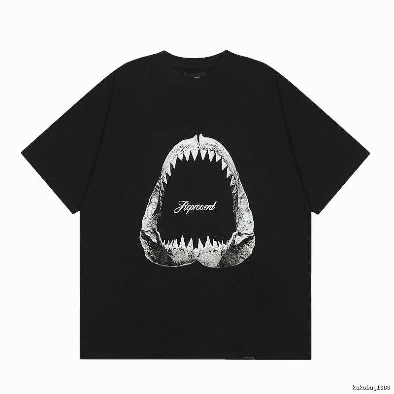 Represent Shark Jaw High Street Black Short Sleeve T-Shirt