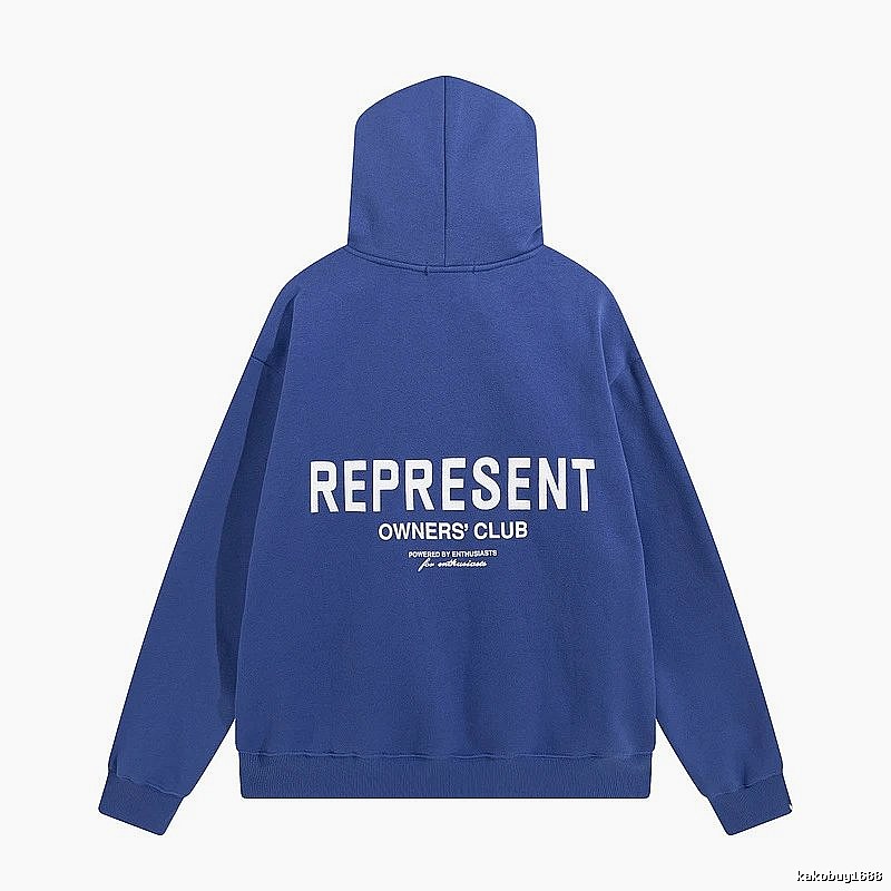 Represent Travel Owners Club hoodie Navy Large Represent with Modern Look
