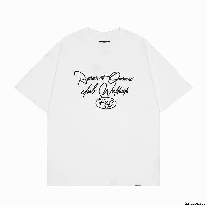 Represent White Style 805 Owners Club T-Shirt Clean Colorway Logo