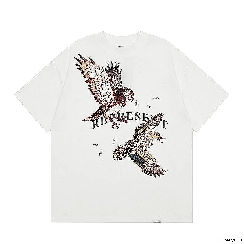 Represent White Style 858 Owners Club T-Shirt Active Casual Logo