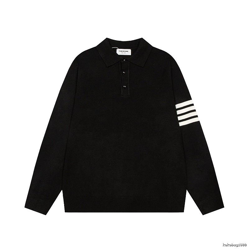 Resort Cabin ThomBrowne Wool Knit Sweater with White Finish