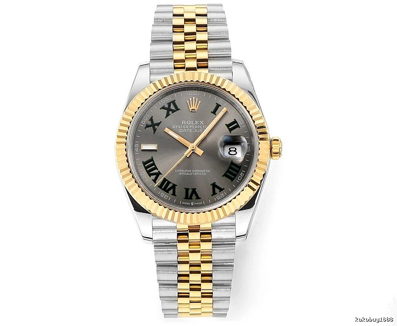 Rolex Outdoor Edit Two-Tone Datejust Watch in Silver And Gold