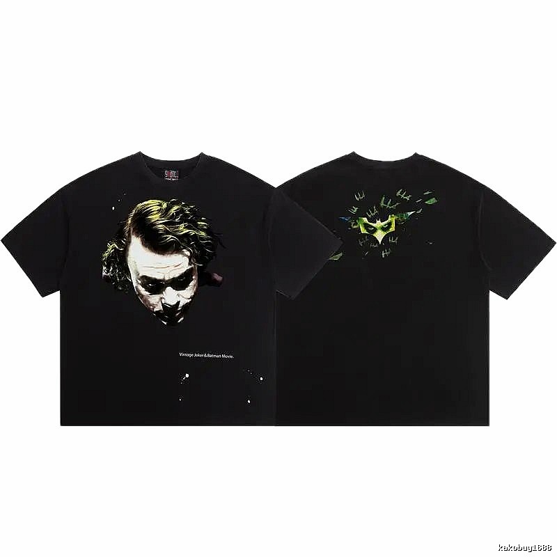 SAINT x Joker Co-branded Vintage Black T-Shirt